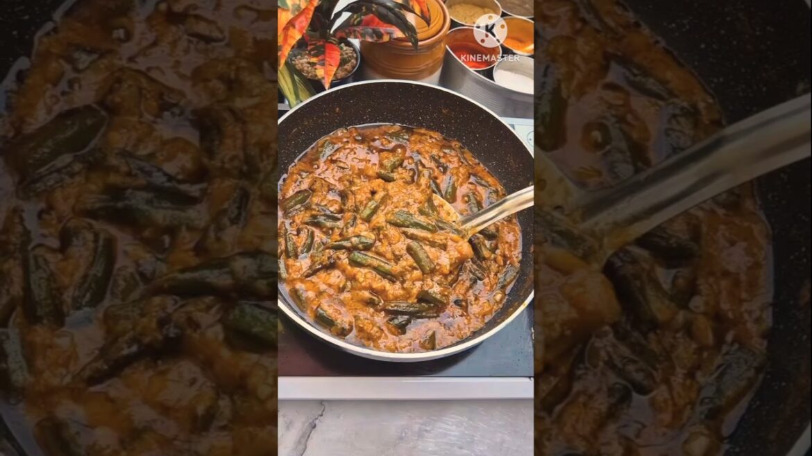 Tasty Bhindi Masala Recipe | Spicy & Easy Homemade Style#shortsfeed #shortvideo #recipe#shortsviral