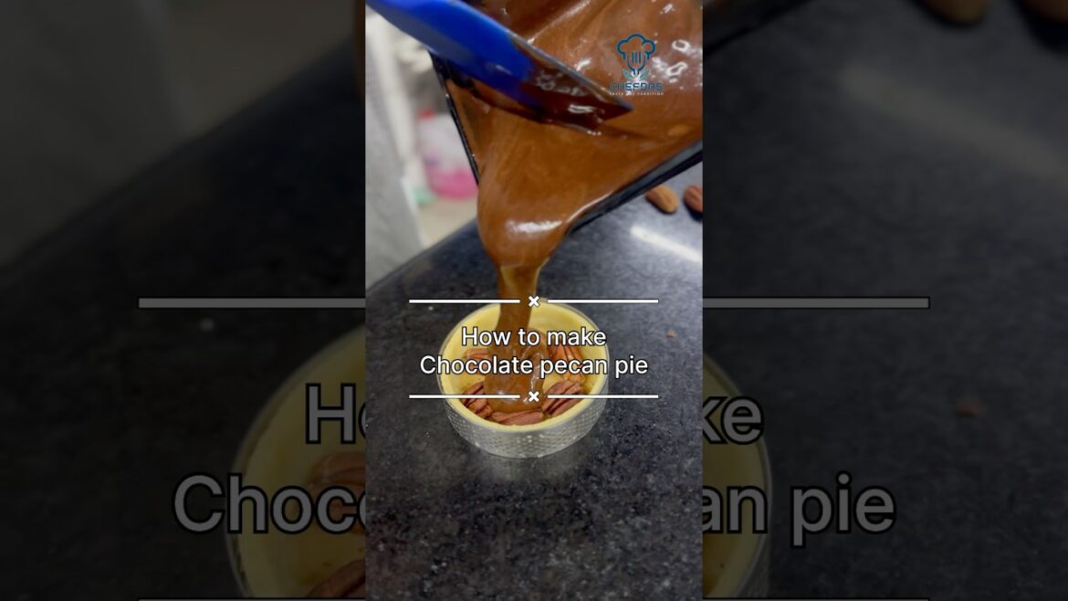 Chocolate pecan pie !! #recipe #video #foryou #food #shorts #shortvideo