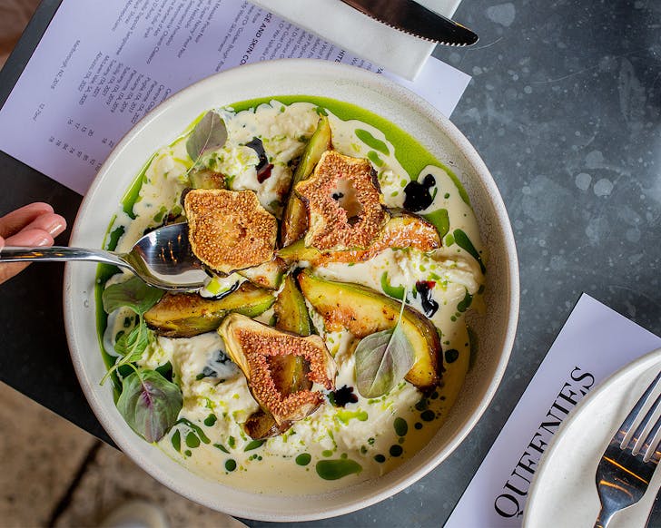 A lovely fig dish at Queenies.