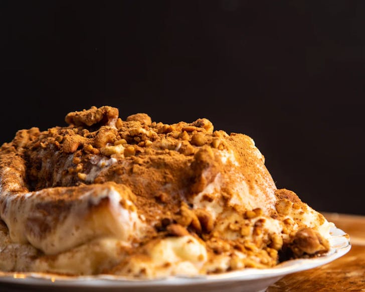 The cinnabun at Farm House Cafe. 