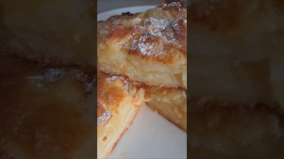 TORTA di MELE,con poca farina,poco zucchero, tante mele e super cremosa