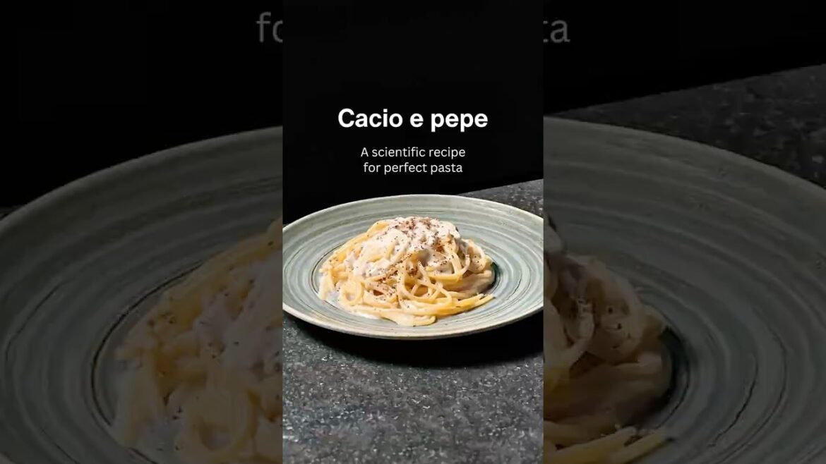 Ig Nobel Prize 2025: How to Master Cacio e Pepe