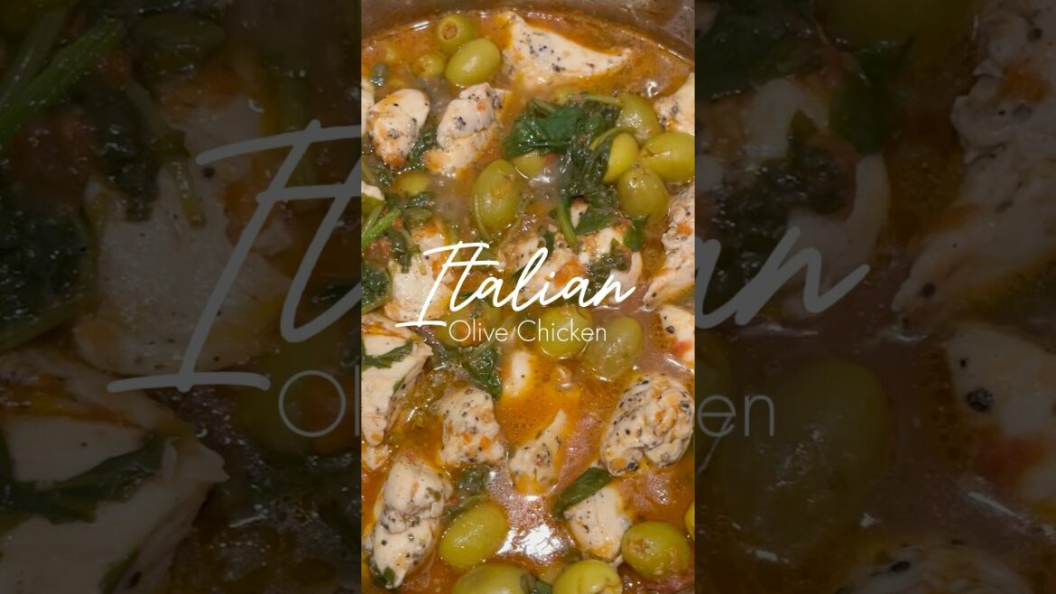 Italian olive chicken | Quick and easy | Olive & capers #lifeineurope