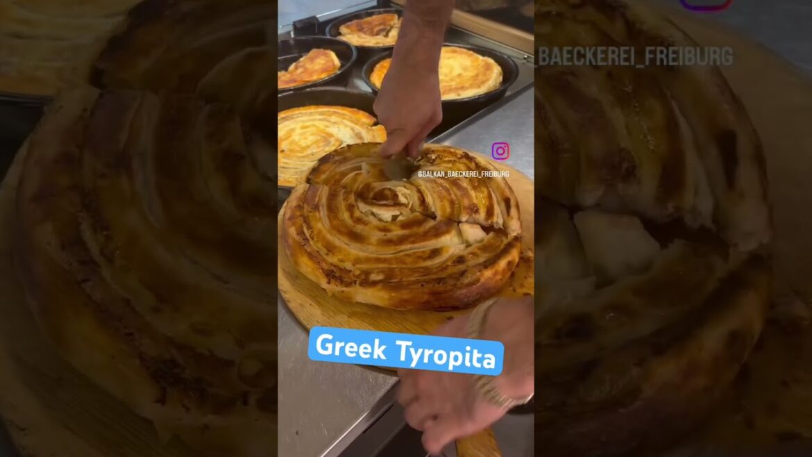 Tyropita but this crust is unbelievable. Taste that feta cheese, the butter n enjoy.