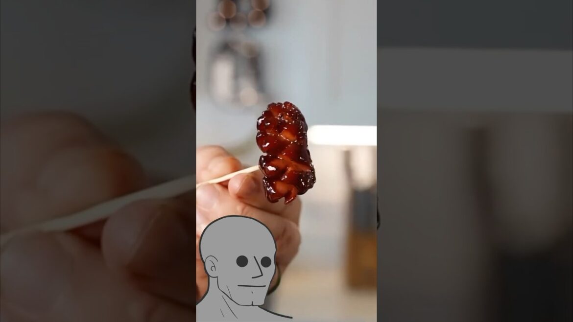 Hot dog pine cones from @foodwithbearhands