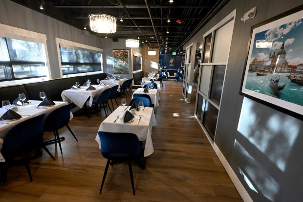 The dining room at Fortezza Ristorante in Niwot. (Photo by...