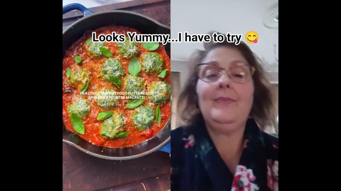 Delicious "Puttanesca Spinach & Ricotta Malfatti" Balls #shorts