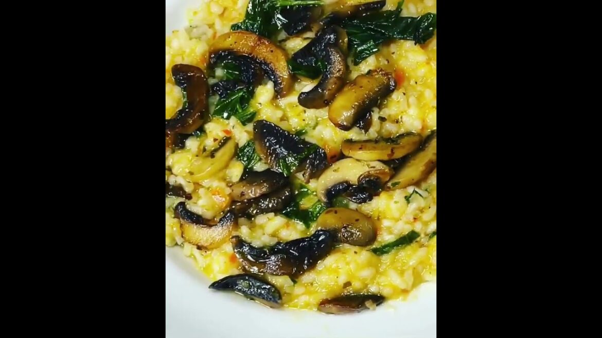 Mushroom Risotto Plating Shows Food Can Be Art Mushroom Risotto Plating Shows Food Can Be Art