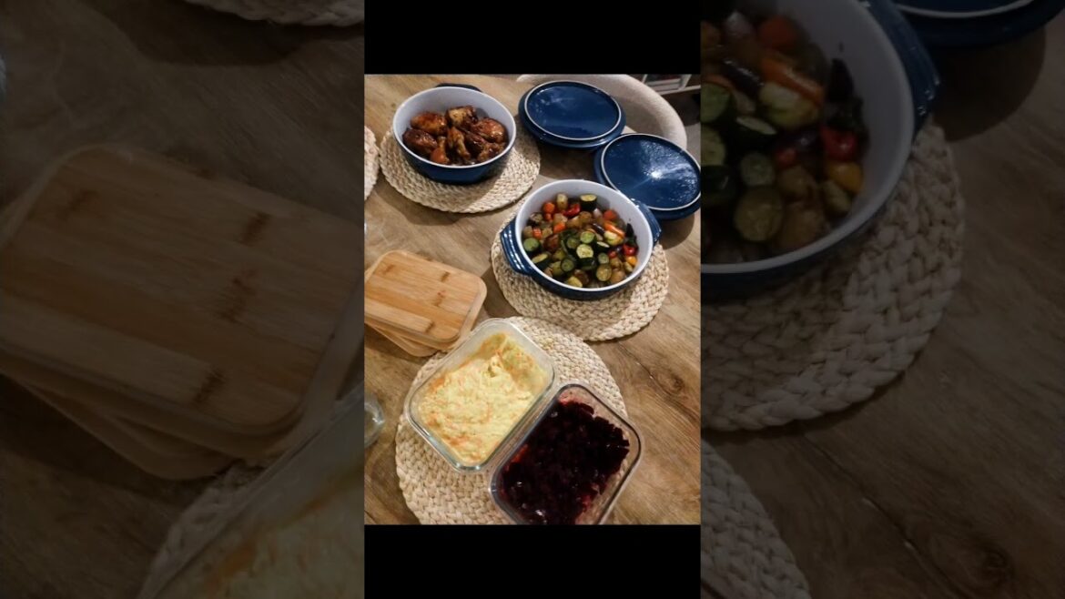 Grilled chicken.Grilled veggies. Beetroot salad and coleslaw.