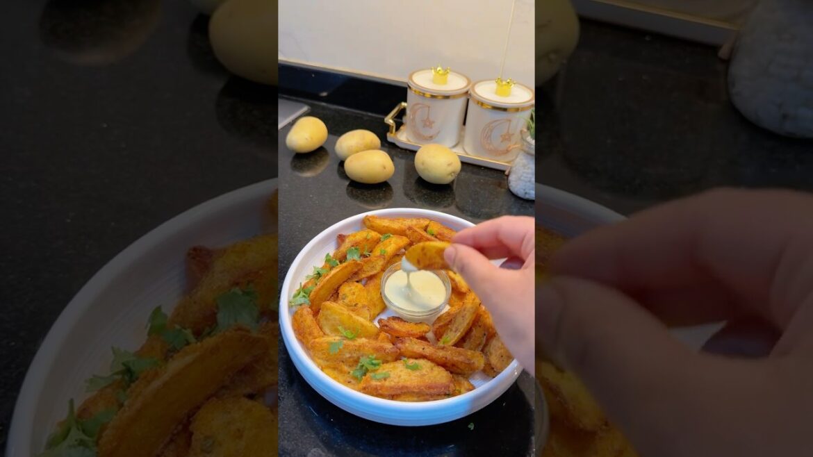 Crispy Potato Wedges Recipe (Golden & Flavorful!) Crispy Potato Wedges Recipe (Golden & Flavorful!)