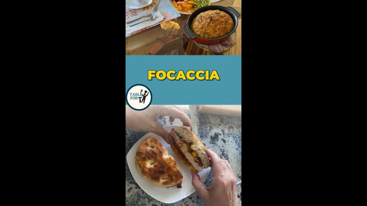 Focaccia bread, the easy way | Table For One #food #cooking #vegan #focaccia #bread #shortscooking Focaccia bread, the easy way | Table For One #food #cooking #vegan #focaccia #bread #shortscooking