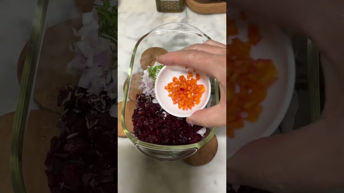 Moroccan Beet Salad | Healthy  Delicious and Easy Salad Recipe | #shorts