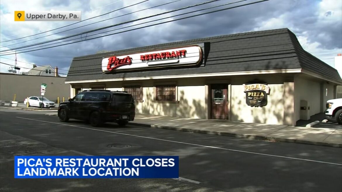 Pica's restaurant closes dining room at landmark location in Upper Darby, Pennsylvania after 70 years