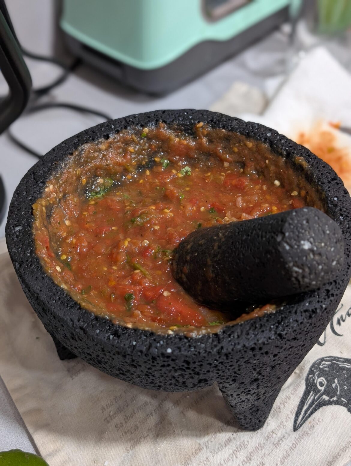 Someone gave me a molcajete so I gave it a try