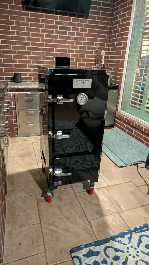 Made the move. Cabinet smoker