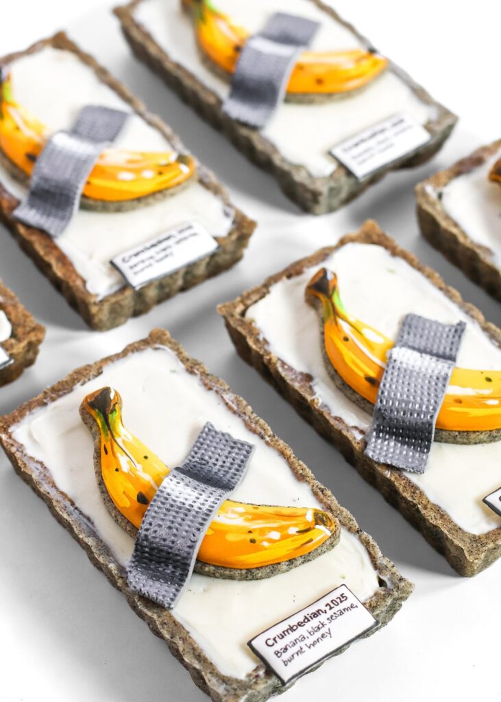 I made banana tartlets inspired by the infamous “$6 Million Banana”