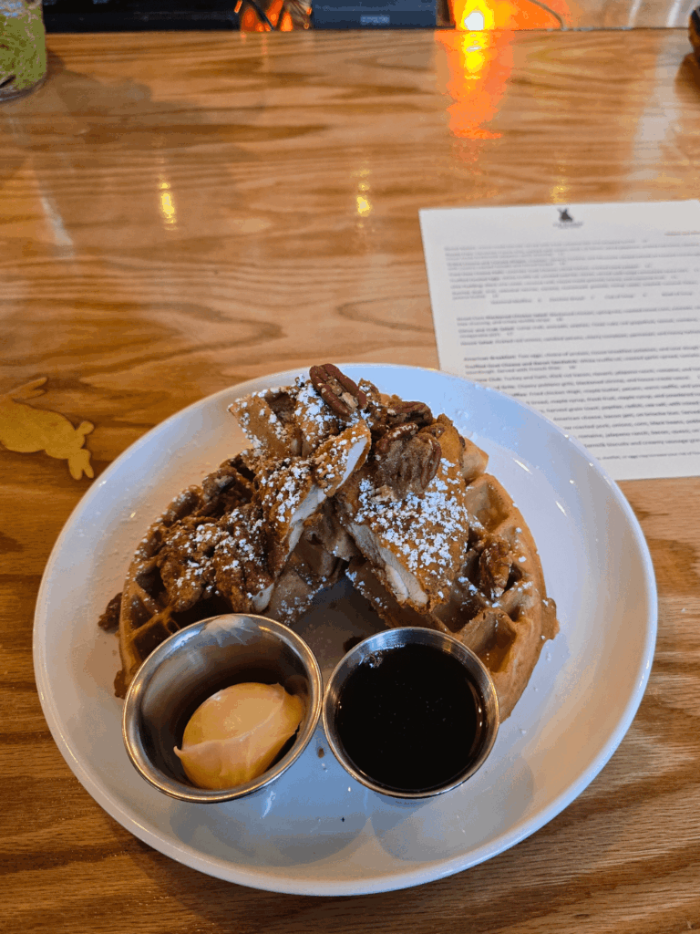 Chicken and Waffles at Fat Rabbit Social House