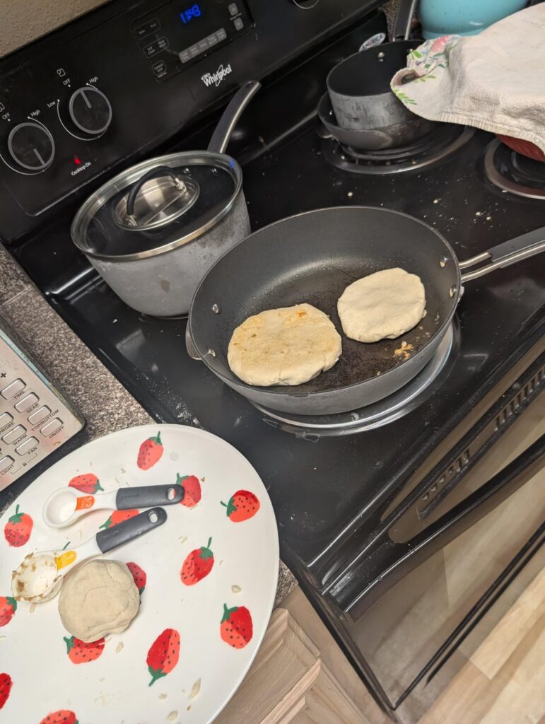 Bean & Cheese Pupusas, Zucchini Oat Cups, and Homemade Granola & Baked Apples