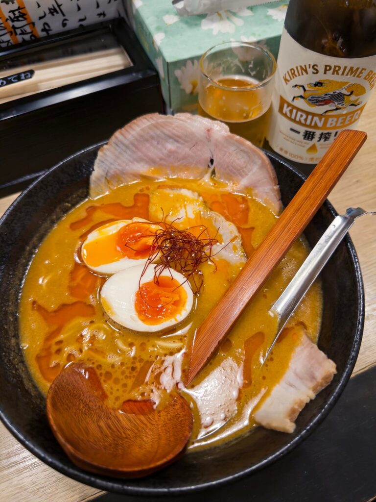 just had this banging bowl of tantan-men in Osaka