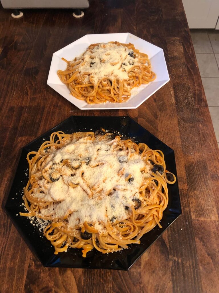 My Nona’s pasta.  An old Italian recipe. So simple yet so good