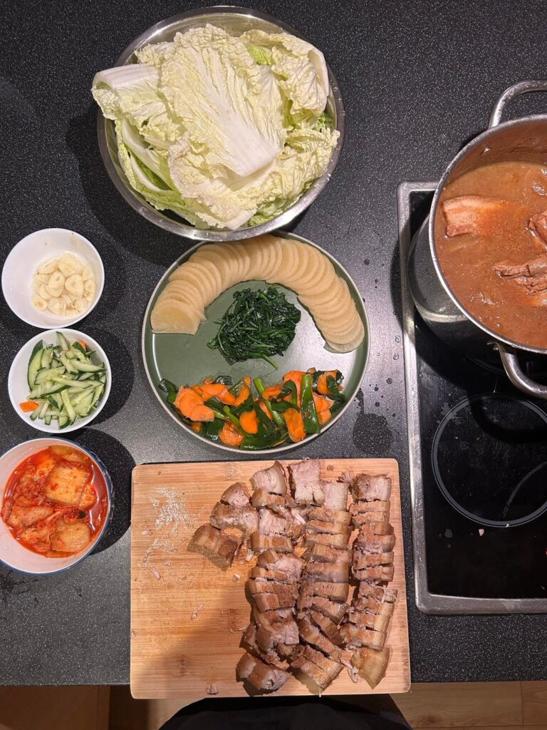 Bossam + leftover stock?