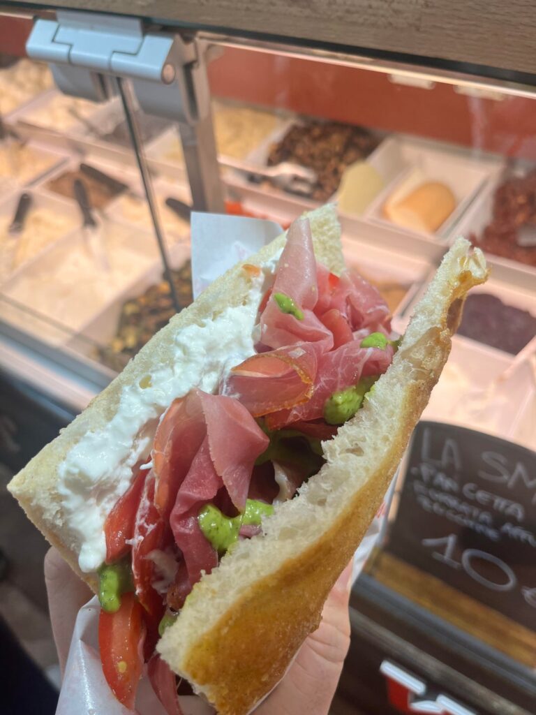 Stellar “Italiana” from All’Antico Vinaio (Florence, Italy)