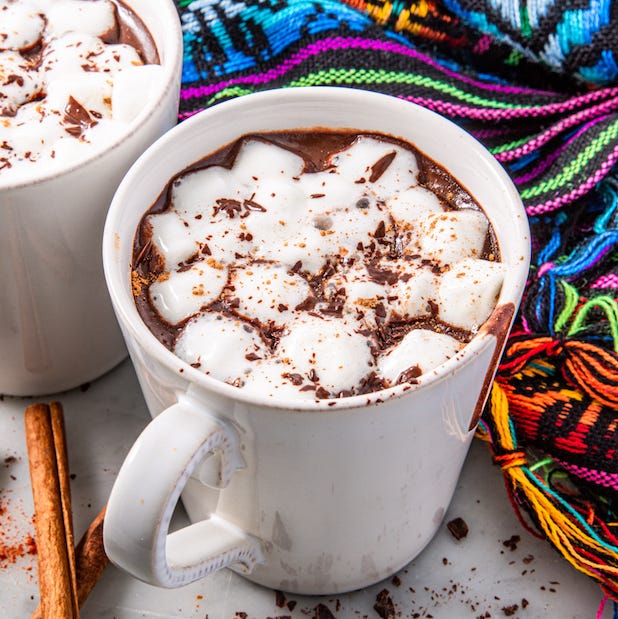 mexican hot chocolate in a mug