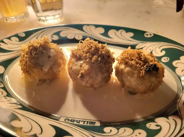 The truffle arancini