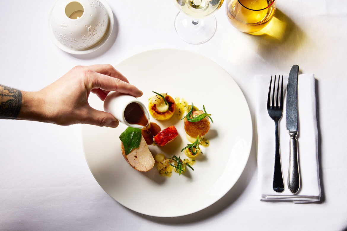 One of the main dishes spotlighting chicken