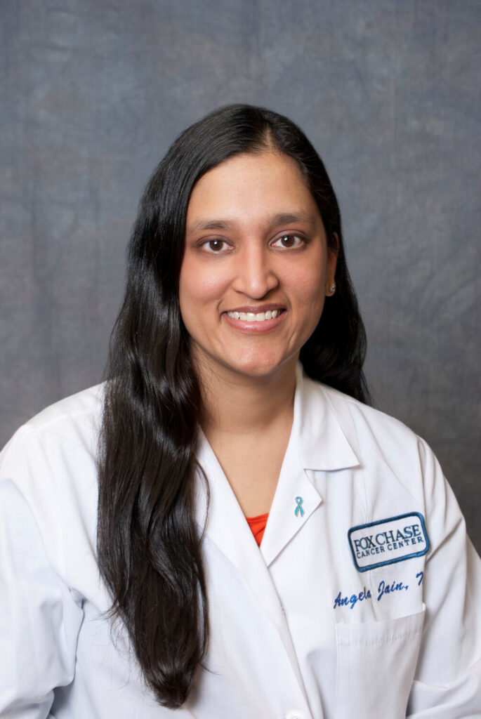 Dr.  Angela Jain has been working at Fox Chase Cancer Center for 15 years and also follows the Mediterranean diet.