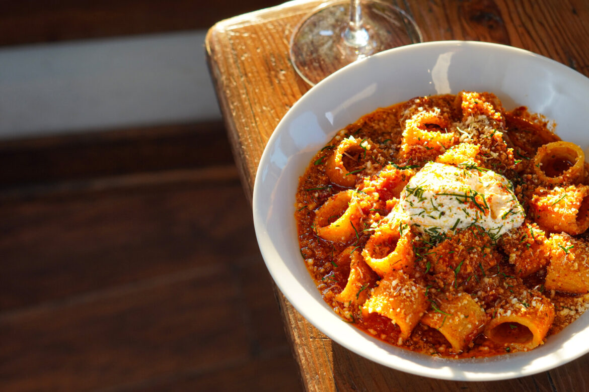 A Mano will be serving up its Rigaotni Bolognese for National Pasta Day.