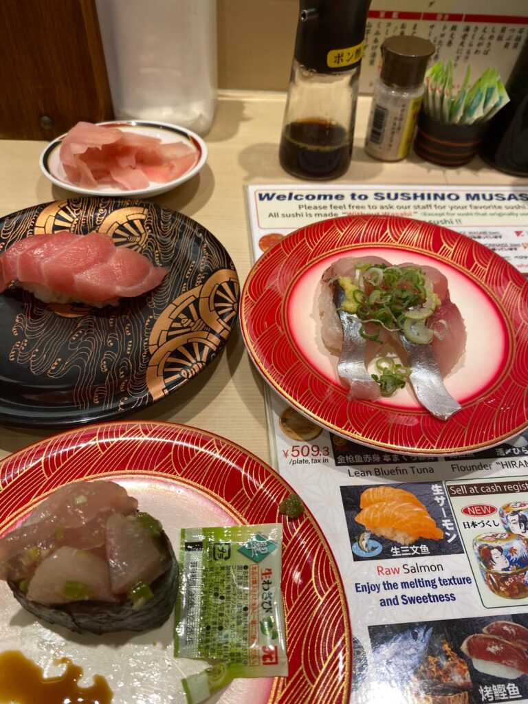 Conveyor Belt Sushi in Kyoto