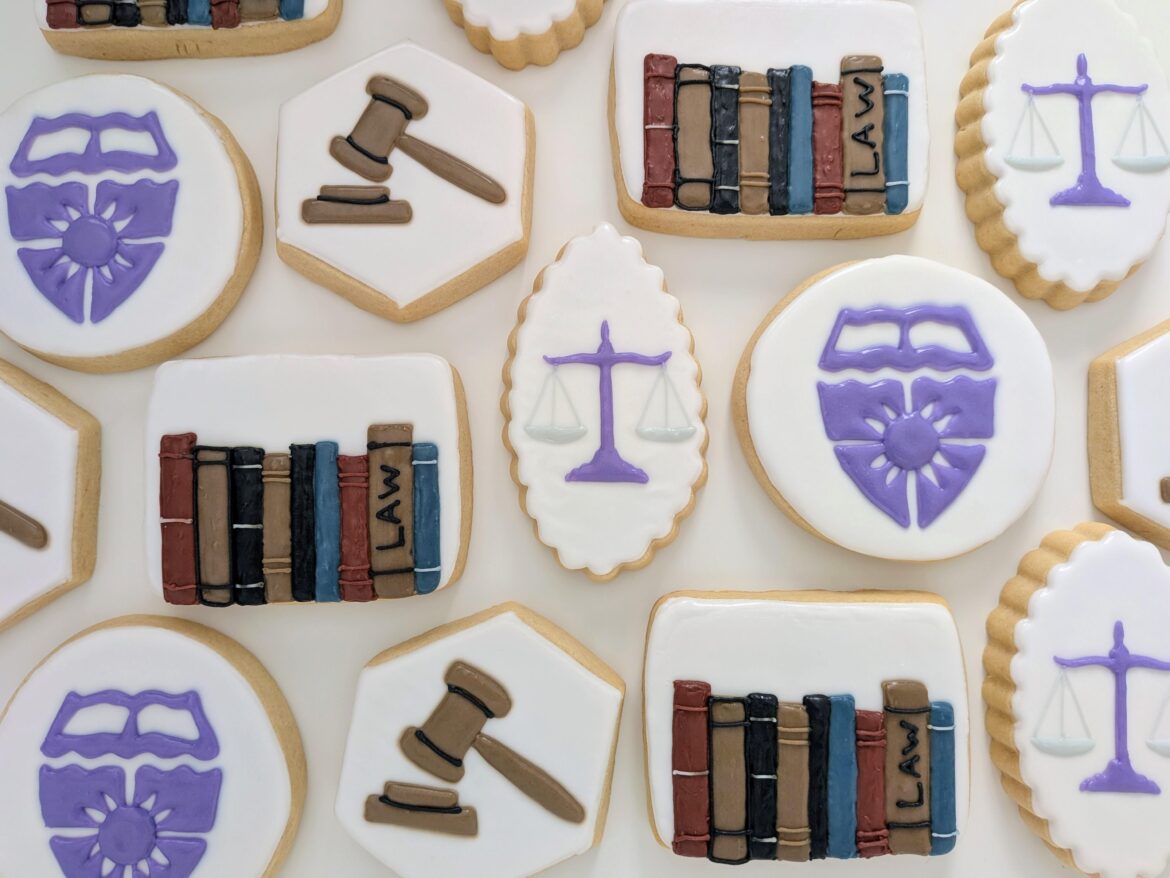 Cookies for a St. Thomas grad who passed her bar exam!