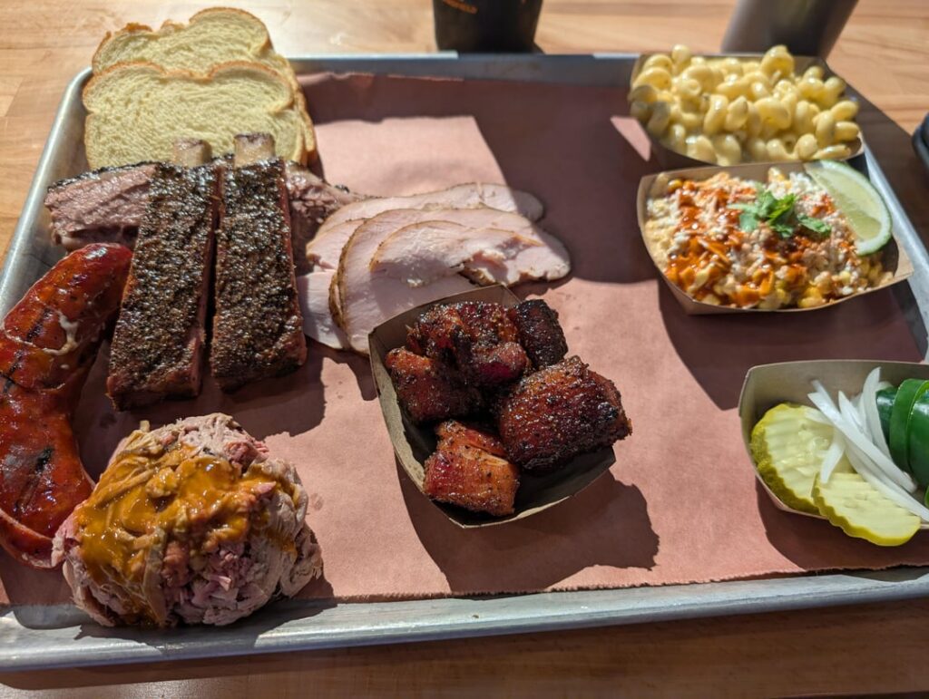 Hurtado BBQ | Dallas TX | El Jefe Platter | $52.99 Hurtado BBQ | Dallas TX | El Jefe Platter | $52.99