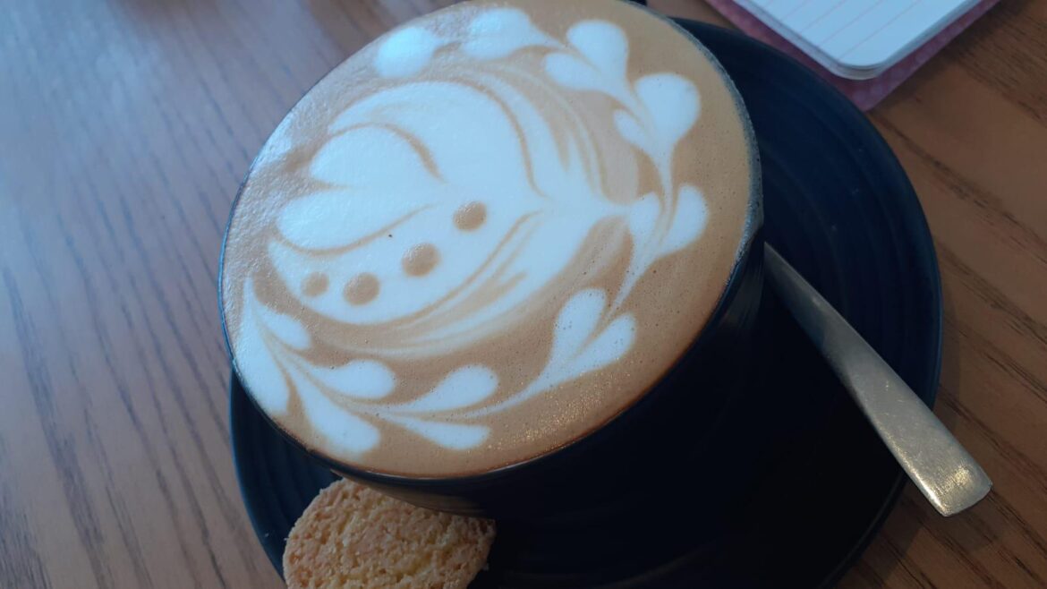 If i didn't drink so much coffee. Id be rich! 😄🫠 can't help it. 😋☕️ at my local coffee shop.