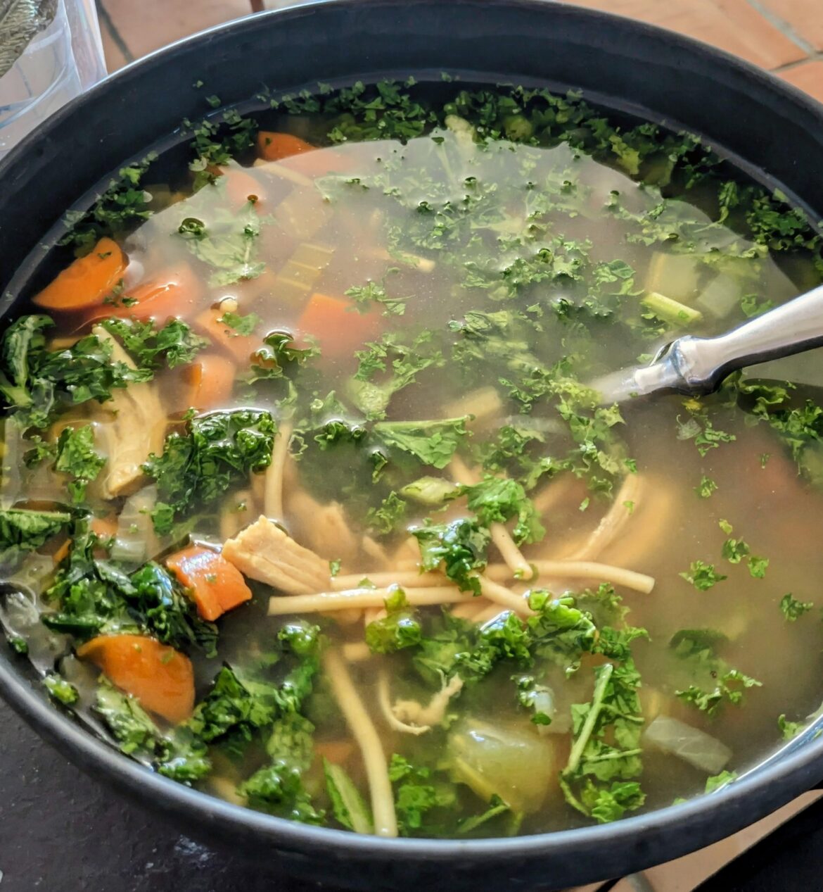 homemade chicken soup