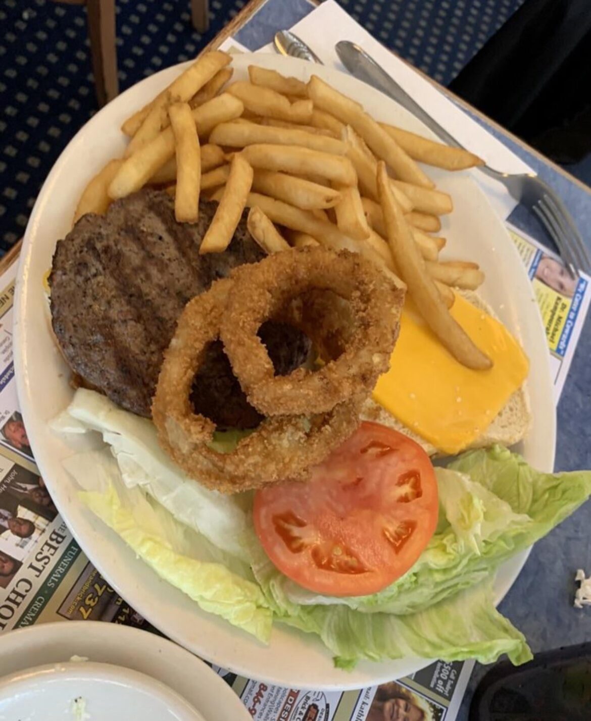 Love diner cheeseburgers