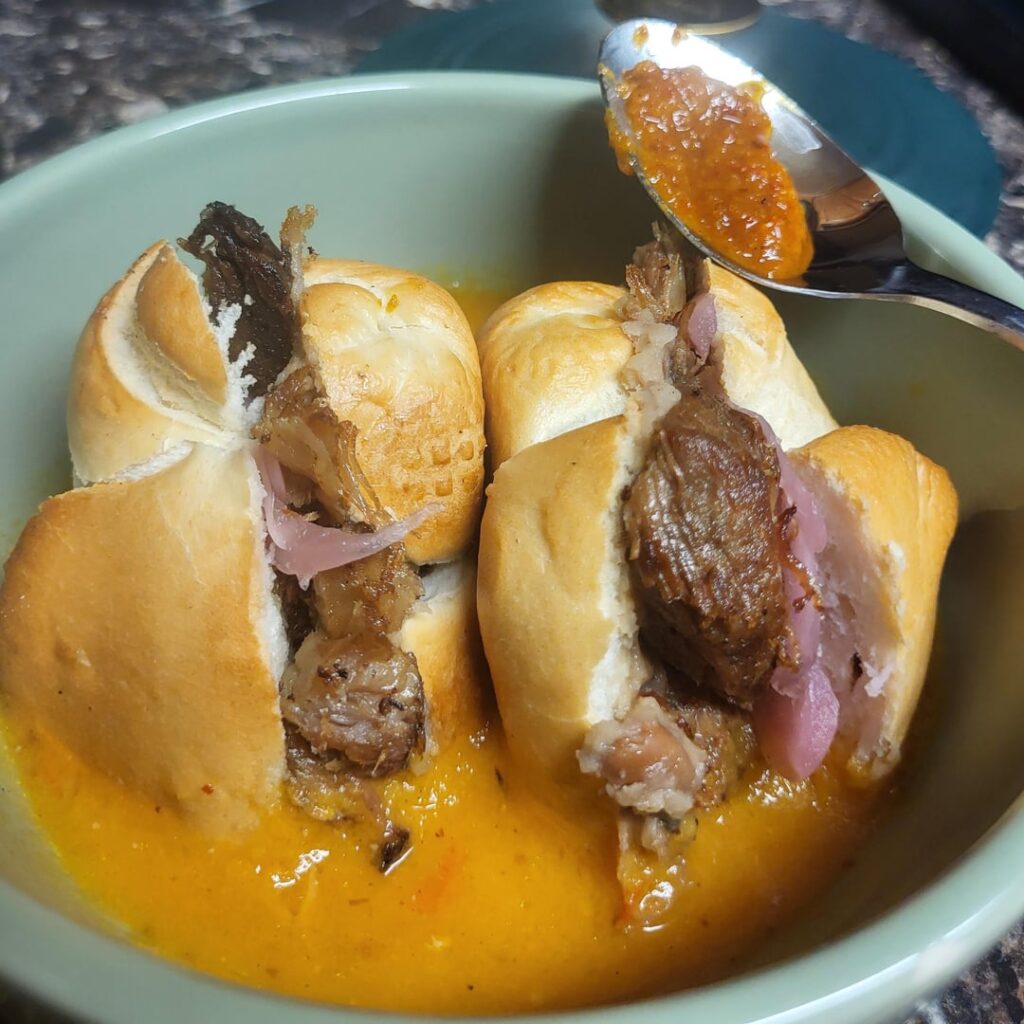 Tortas Ahogadas for my lady after her art show.