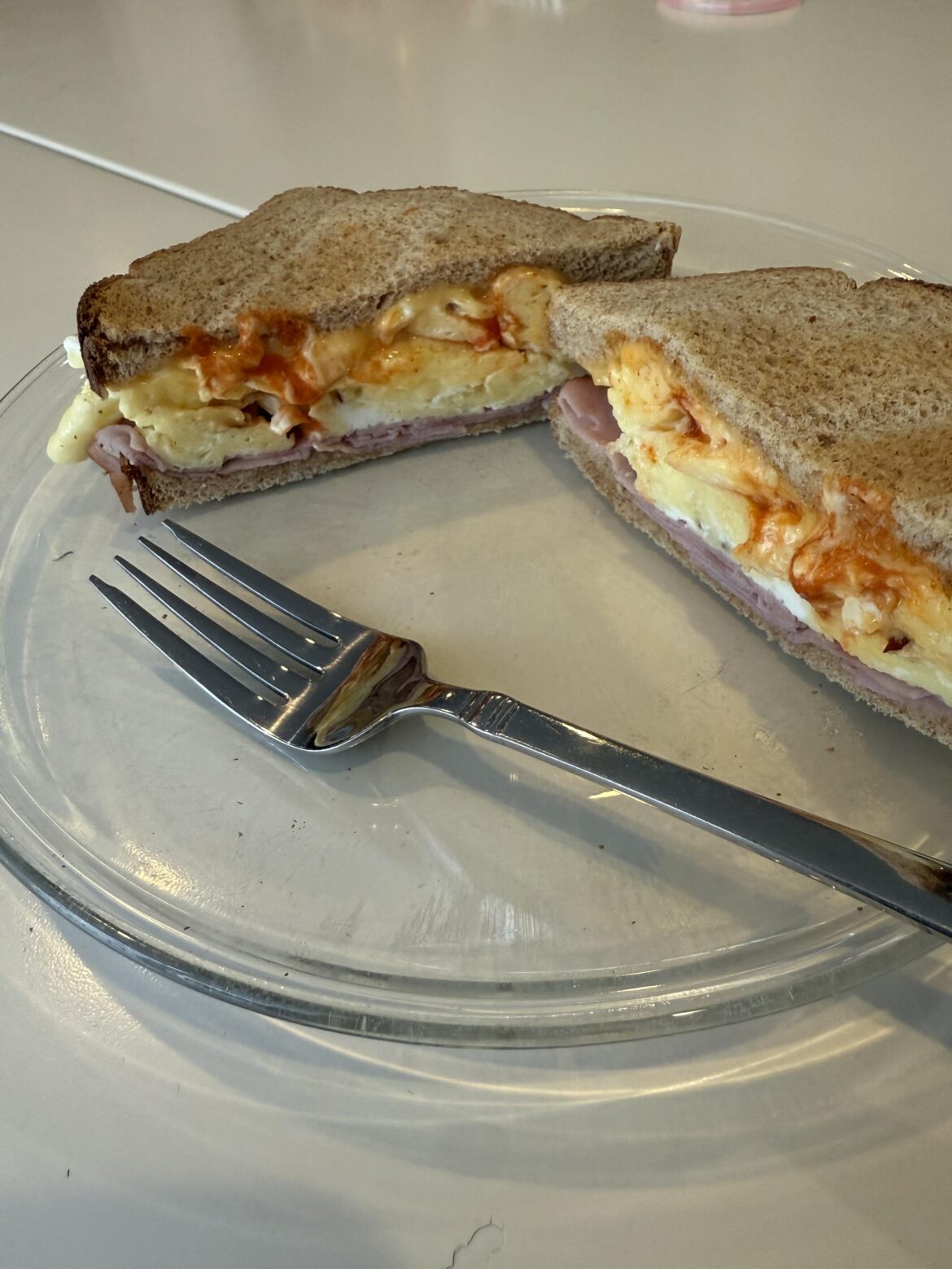 Quick and easy breakfast sandie