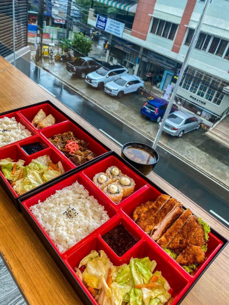 Perfect combo: crispy katsu, warm rice, and drizzle outside.