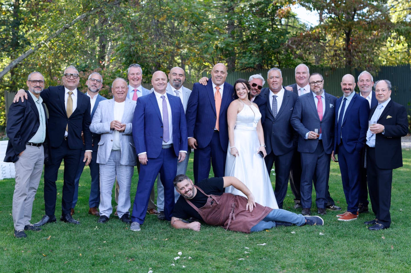 Among the wedding guests were a significant number of New England chefs. 