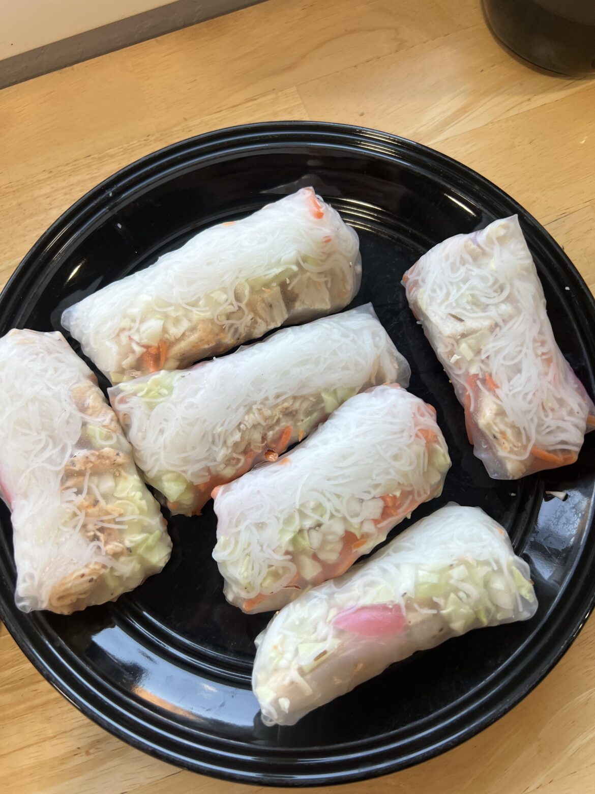 i made spring rolls!