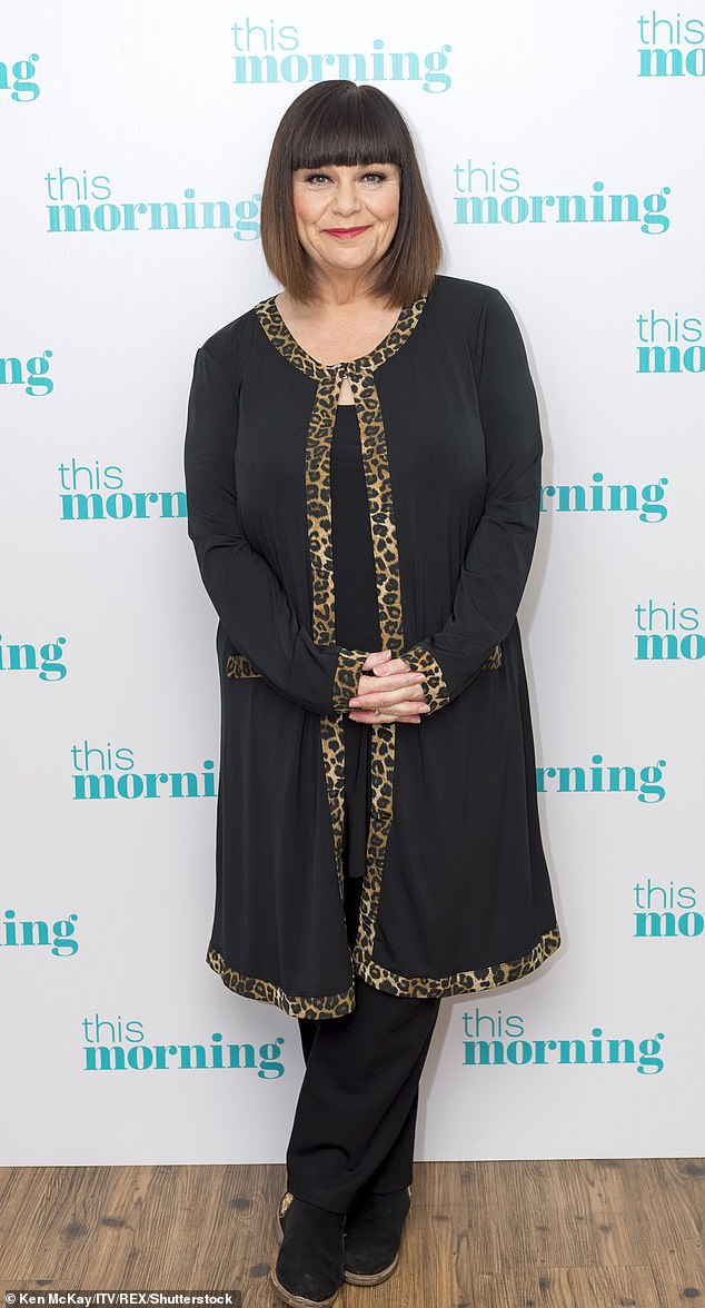 Weight loss: The comedian, 63, famously shed over seven and a half stone loss in 2014 (pictured in 2015)