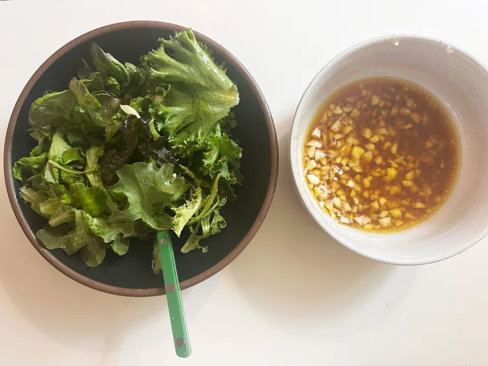 The salad dressing that made me a sherry vinegar convert. (Amelia Edelman)