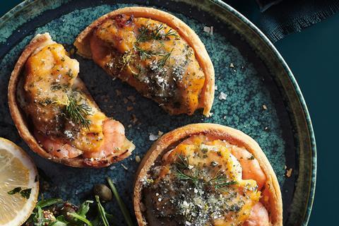 Asda prawn and langoustine tart