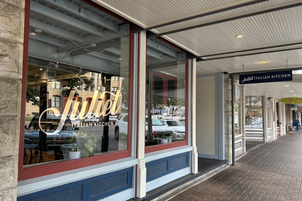 Juliet Italian Kitchen in Georgetown to transition to event venue Juliet Italian Kitchen in downtown Georgetown will be pausing dining services at the restaurant as it transitions into new private event venue. (Gracie Warhurst/Community Impact)