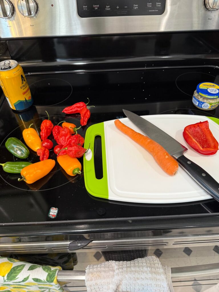 Homemade Ghost pepper hot sauce Homemade Ghost pepper hot sauce