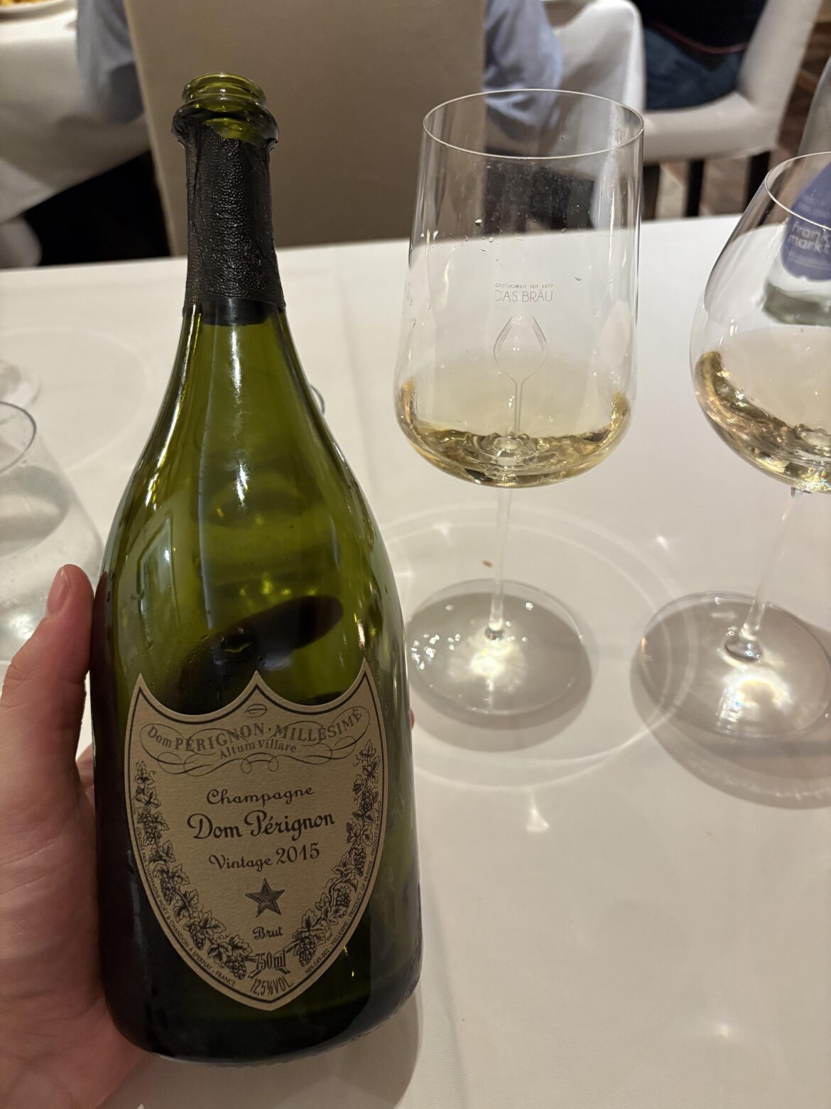 Celebrating 10th anniversary with our vintage. Dom Perignon 2015