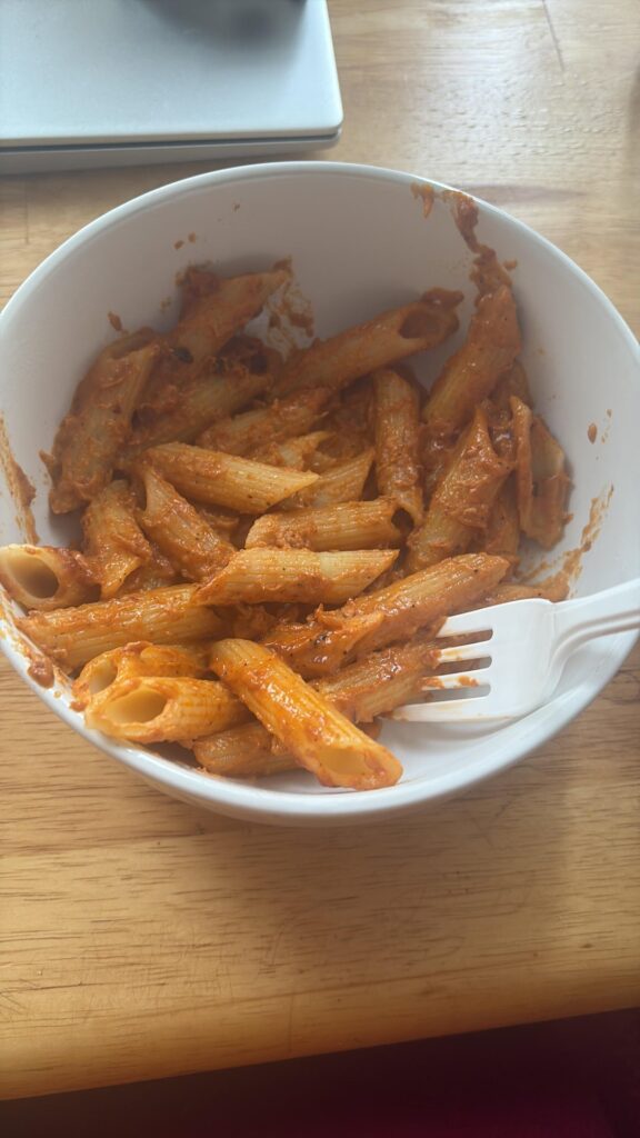 Made pasta for the first time