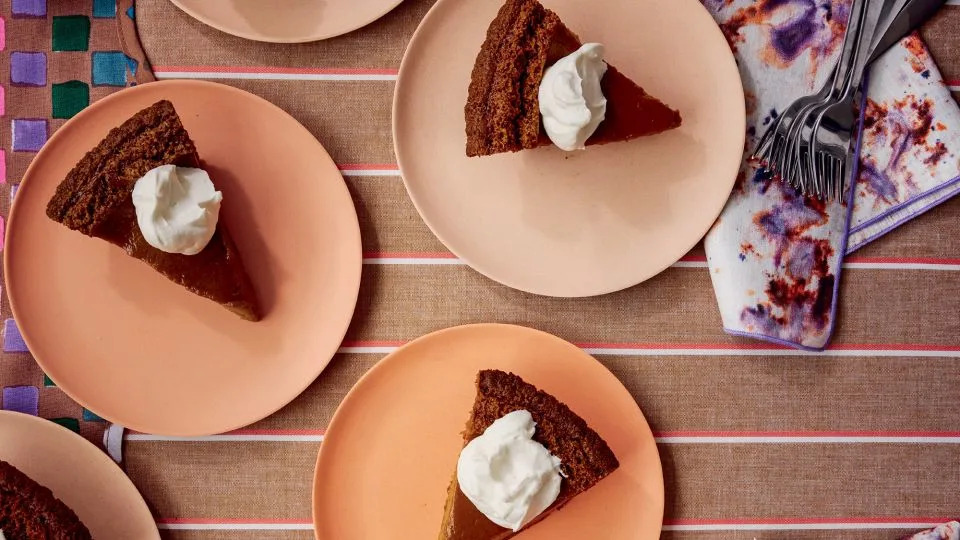 Ginger Pumpkin Pie with Maple Whipped Cream definitely gets invited to the pumpkin spice party. - Johnny Miller